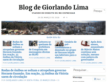 Tablet Screenshot of blogdegiorlandolima.com